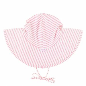 Pink Seersucker Swim Hat