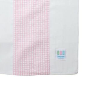 Pink Gingham Check Burp Cloth