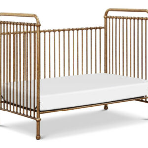 Vintage Gold 3 in 1 Metal Crib - Image 3