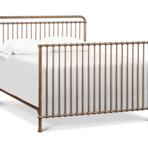 Vintage Gold 4 in 1 Metal Crib - Image 4