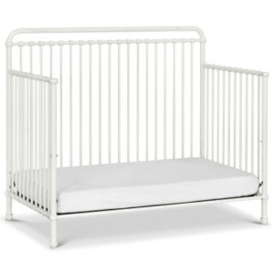 Washed White 4 in 1 Metal Crib - Image 3