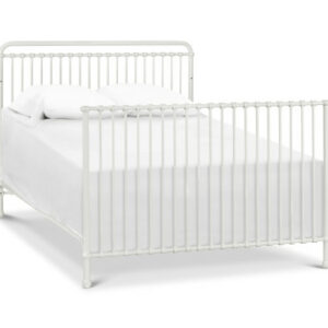 Washed White 4 in 1 Metal Crib - Image 4
