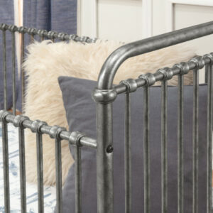 Vintage Silver 3 in 1 Metal Crib - Image 5