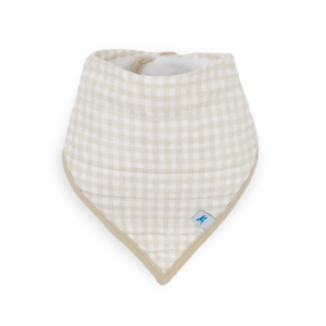 Fleece Check Bandana Bib