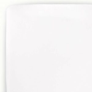 White Knit Crib Sheet