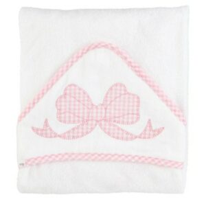 Bow Applique Hooded Towel