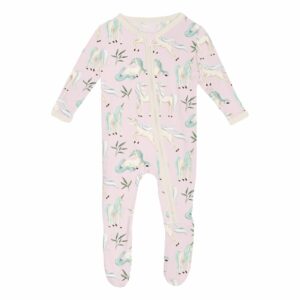 Kickee Pants Shrinking Violet Unicorn Footie