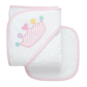 Princess Hooded Towel & Washcloth Set