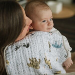 Party Animals Burp Cloth