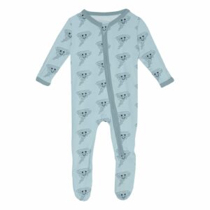 Kickee Pants Spring Sky Happy Tornado Footie