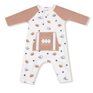 Footballs and Stars Henley Romper