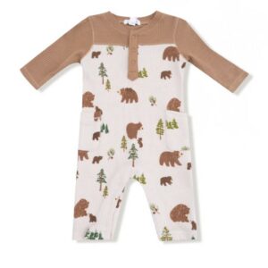 Sweet Brown Bears Romper