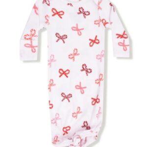 Candy Cane Bows Knotted Gown Set