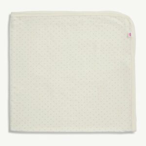 Cream Pin Dot Baby Blanket