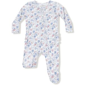 Country Girl Floral Ruffle Footie