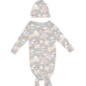 Dove Princess Knotted Gown Set