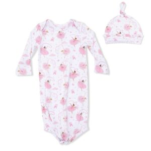 Ribbon Ballerinas Knotted Gown Set