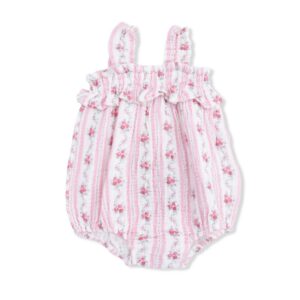 Winding Roses Stripe Ruffly Bubble