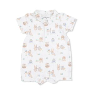 Easter Egg Hunt Polo Shortie Romper
