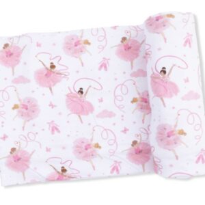Ribbbon Ballerinas Swaddle Blanket