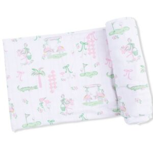 Pretty Golf Swaddle Blanket