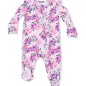 Rose Abundance Ruffle Footie