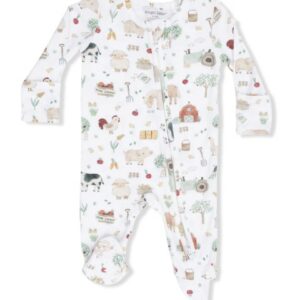 Cute Farm Animals Footie - Image 1