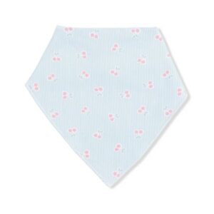 Tiny Cherry Stripe Bandana Bib