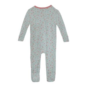 Kickee Pants Spring Sky Floral Vine Convertible Coverall - Image 2