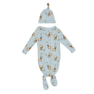 Monkeys and Bananas Knotted Gown Set