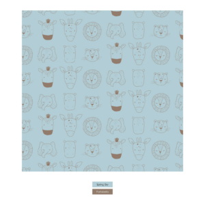 Kickee Pants Spring Sky Animal Footie - Image 2