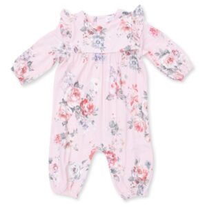 Painterly Rose Bouquet Romper