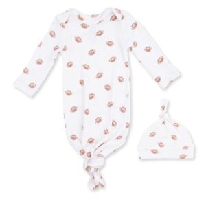 Mini Footballs Knot Gown Set - Image 1