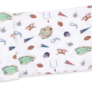 Vintage Football Swaddle Blanket