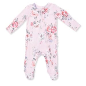 Painterly Rose Bouquet Footie