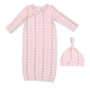 Antoinette Stripe Kimono Gown Set