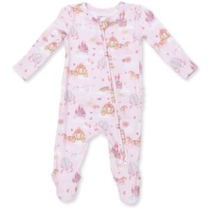 Princess Unicorns and Castle Ruffle Footie - Image 1