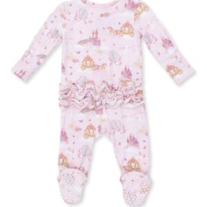 Princess Unicorns and Castle Ruffle Footie - Image 2
