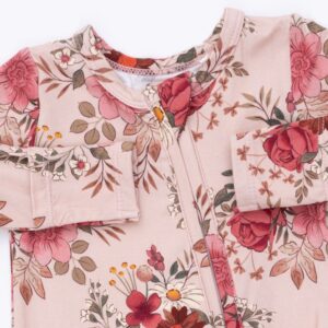 Sabrina Floral Ruffle Footie - Image 3