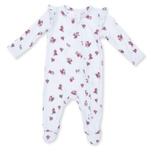Alyssa Floral Ruffle Footie