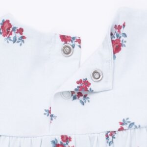 Alyssa Floral Smocked Romper - Image 3