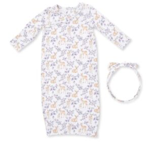 Floral Deer Kimono Gown Set - Image 1