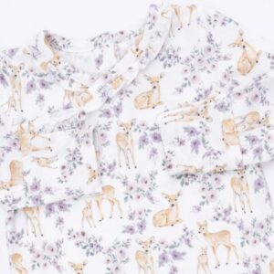 Floral Deer Kimono Gown Set - Image 2