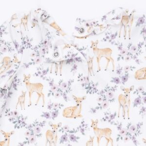 Floral Deer Kimono Gown Set - Image 3